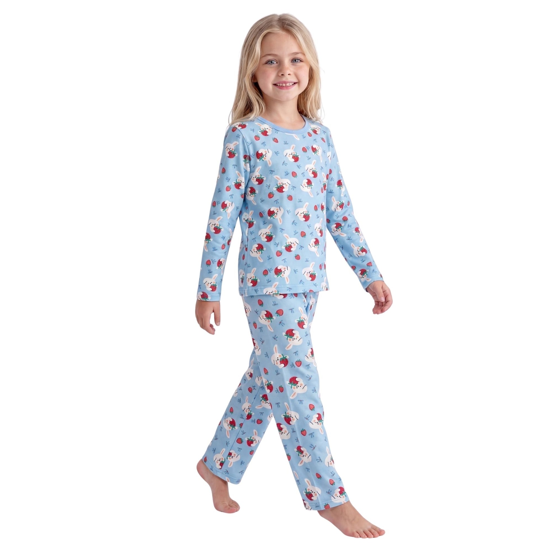 Pijama Feminino Infantil Manga Longa Quentinho Suede