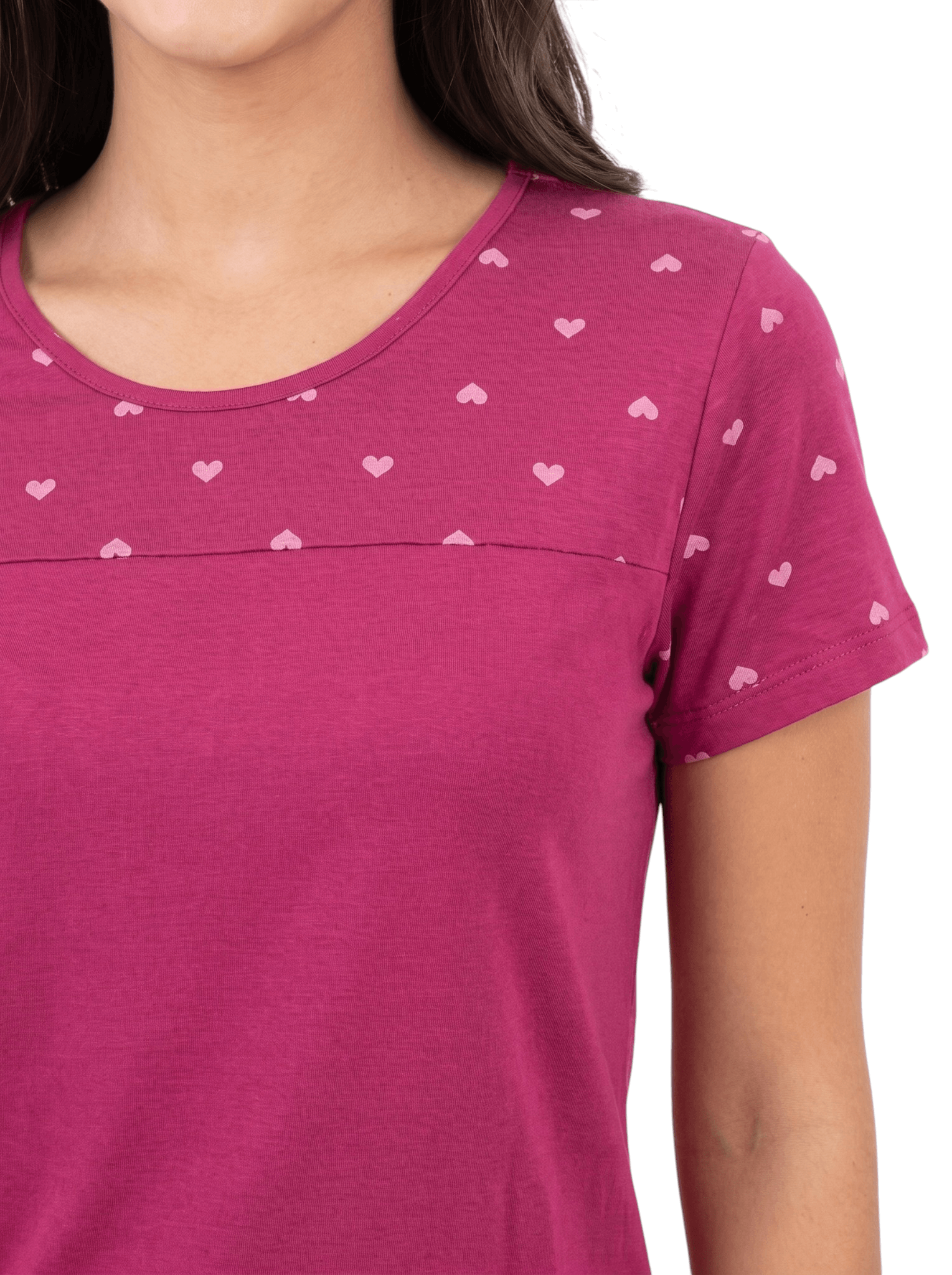 Conjunto Pijama Longo Feminino Graziela Suede Estampado Calça e Blusa Manga Inverno
