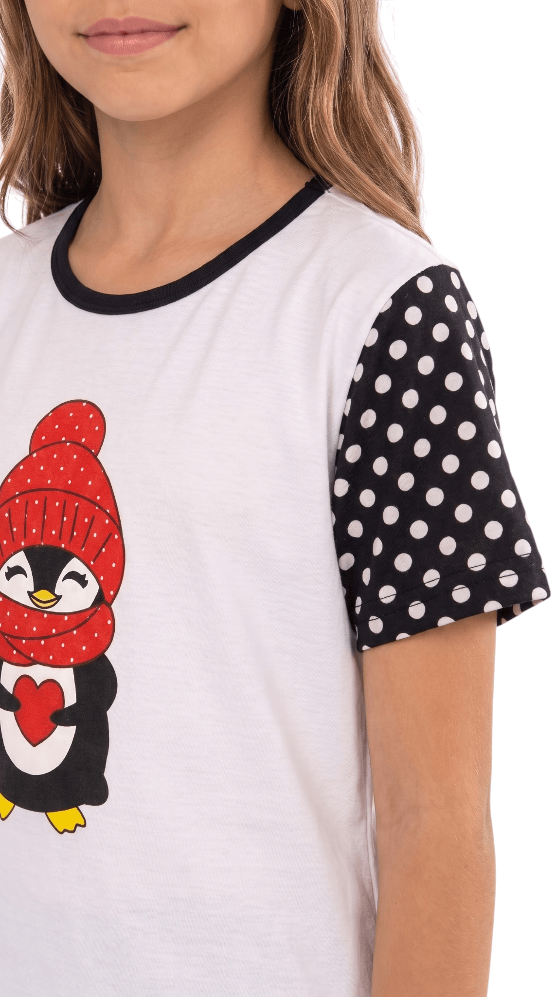 Pijama Meia Coxa Para Meninas Pietra