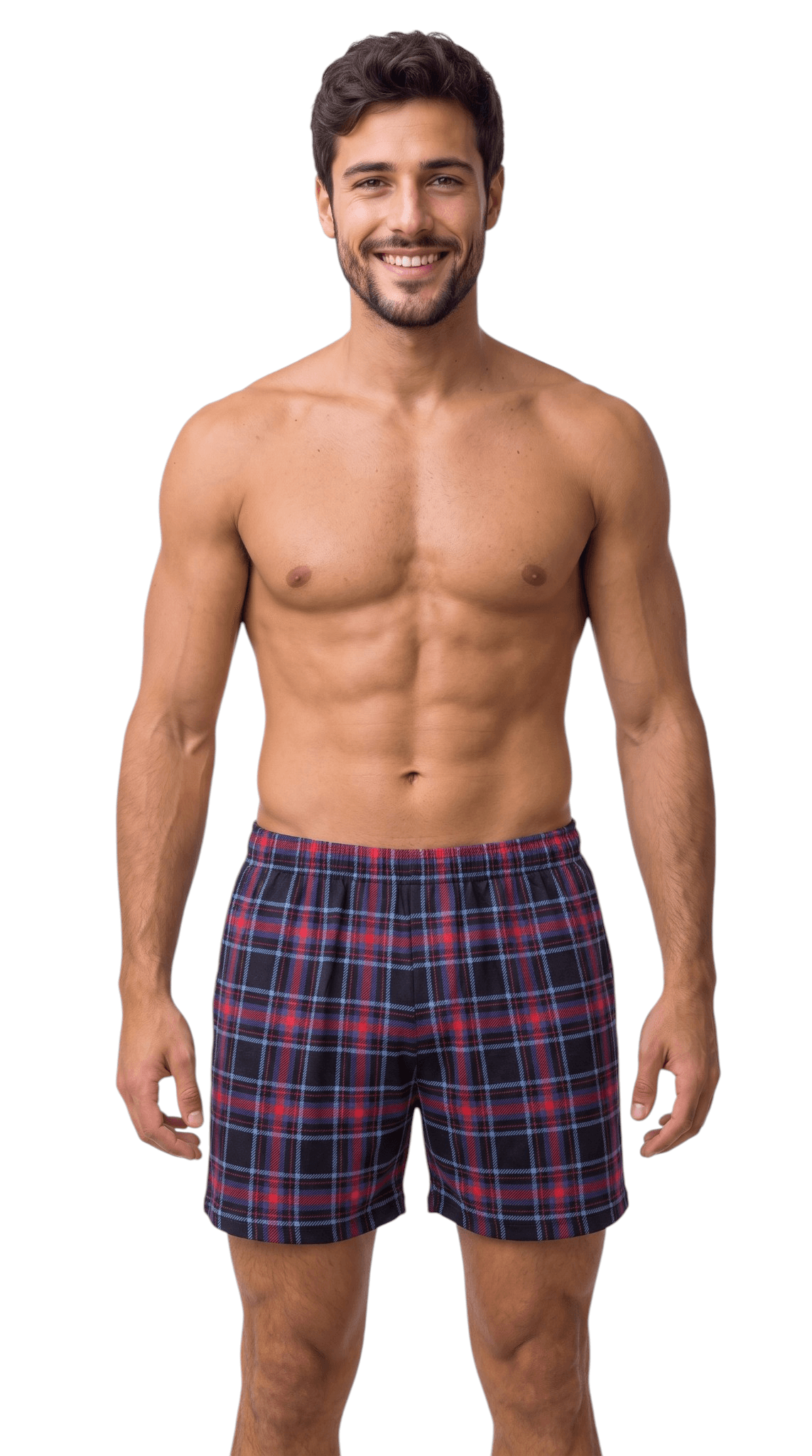 Short de Dormir Masculino Samba Canção Suede Estampado Confortável e Macio