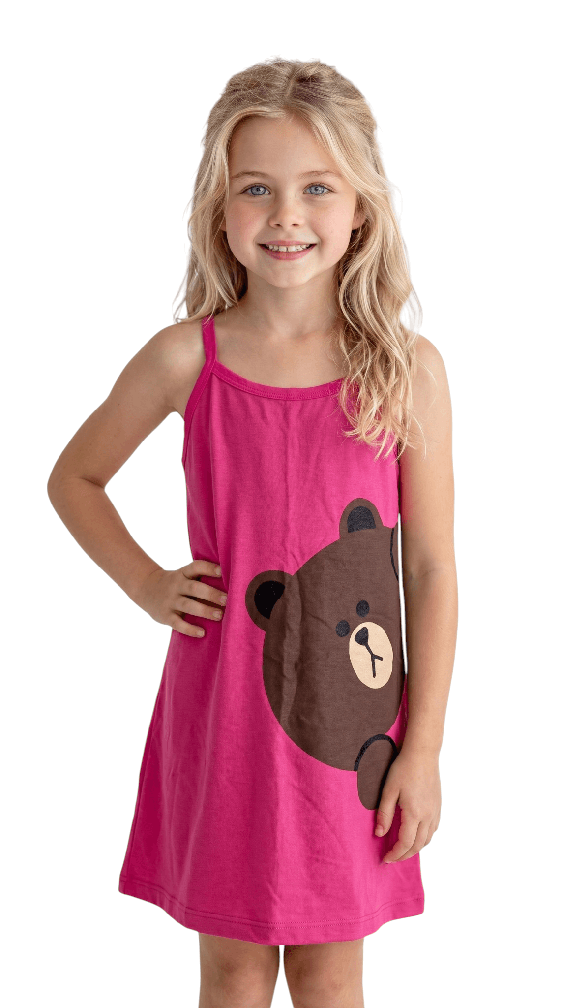 Camisola Infantil Alcinha Suede Estampa Silk Lili - Camisão Confortável para Meninas