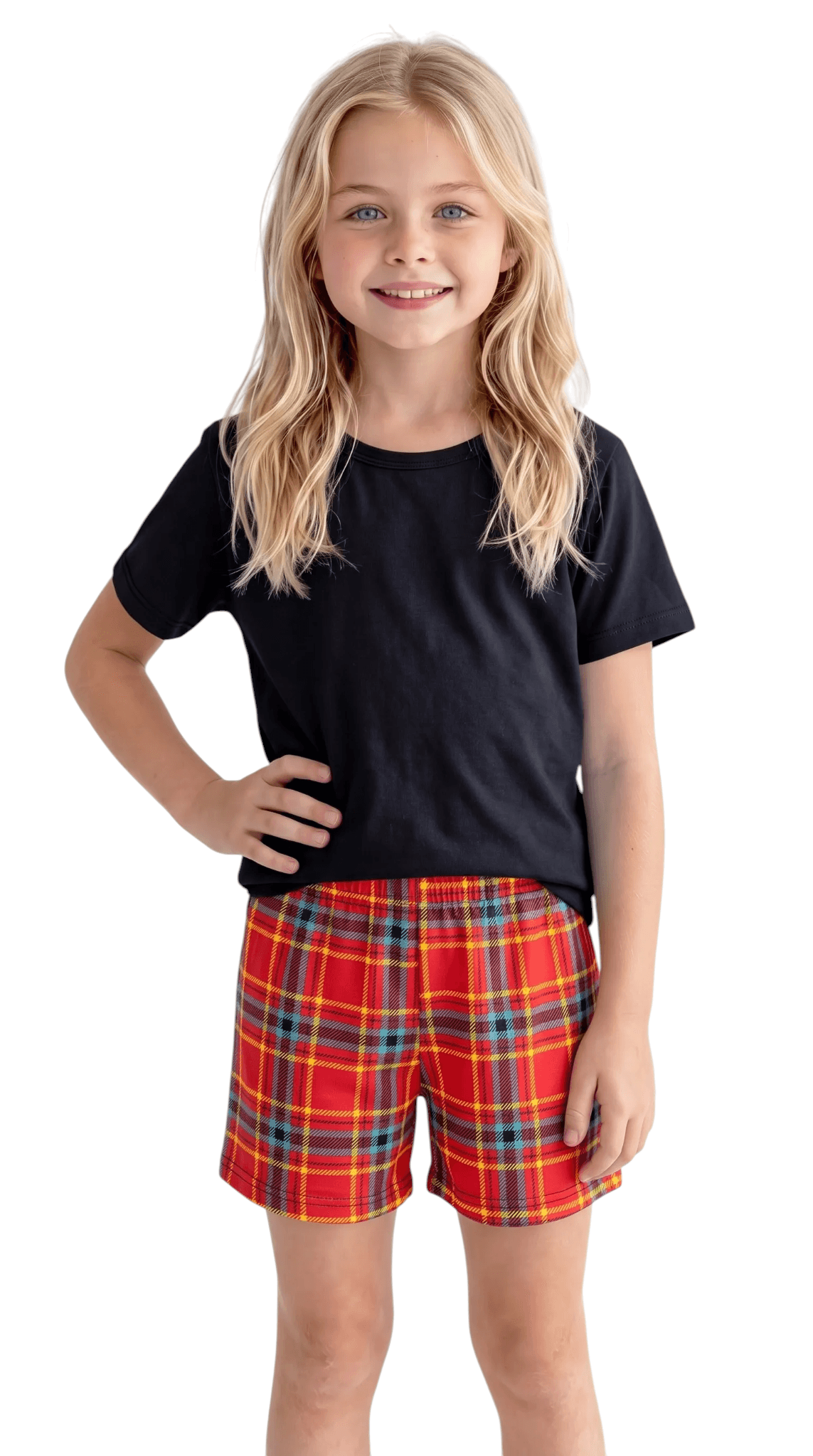 Short Doll Feminino Gabi - Blusa Manga Raglan e Short com Cós Elástico